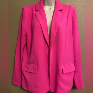 Steve Madden Women's Medium Hot Pink Blazer Jacket